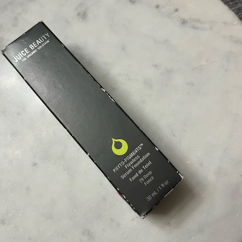 New NWT Juice Beauty Flawless Serum Foundation 29 DEEP Phytopigments Makeup 30ml